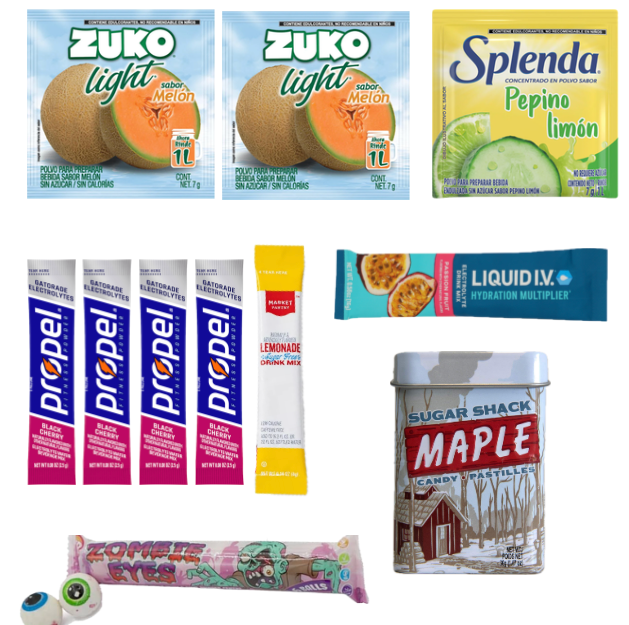 Assorted Drink Mix & Candy Bundle – Propel, Liquid I.V., Zuko & Maple Candy