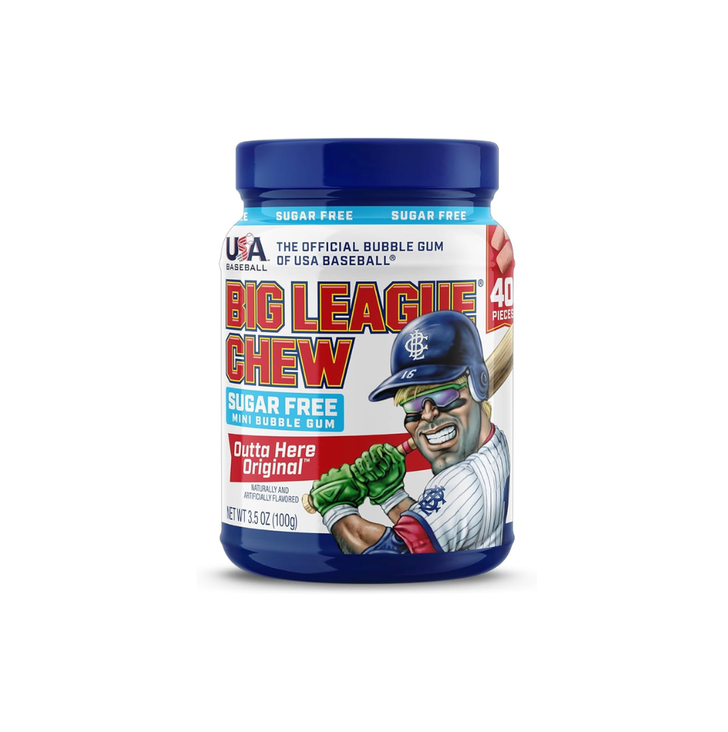 Big League Chew Sugar-Free Mini Bubble Gum