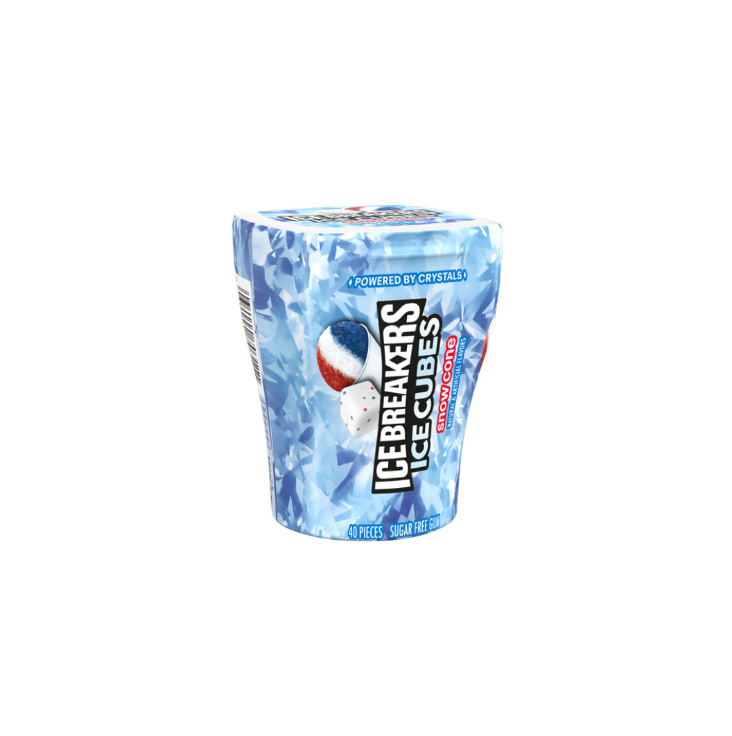 Ice Breakers Ice Cubes Sugar-Free Gum – Snow Cone