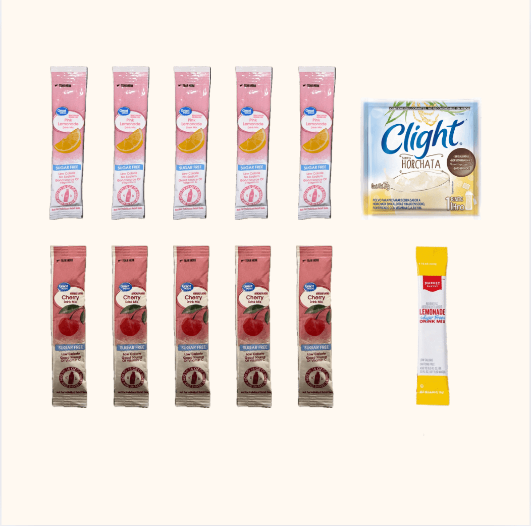 Drink Mix Sticks 12 - Pack | Pink Lemonade & Cherry + Bonus - Norwell & Co.