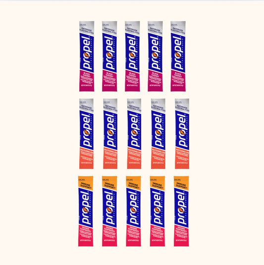 Propel Electrolyte Sticks 15 - Pack | 3 Flavors USA Import - Norwell & Co.